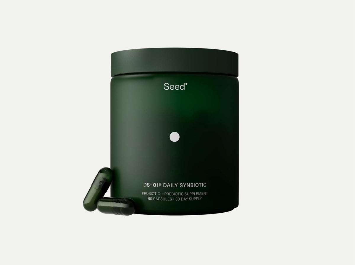 Seed DS-01 Daily Synbiotic 30-day jar with 60 capsules